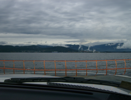 The view of Crofton from the ferry