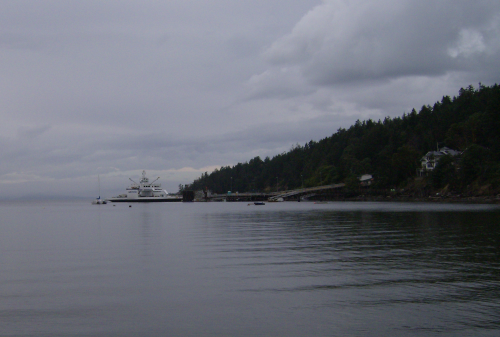 the ferry at the dock